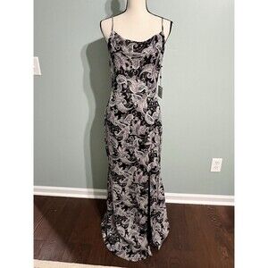 NWT Laundry by Shelli Segal Paisley Maxi Dress Size 8